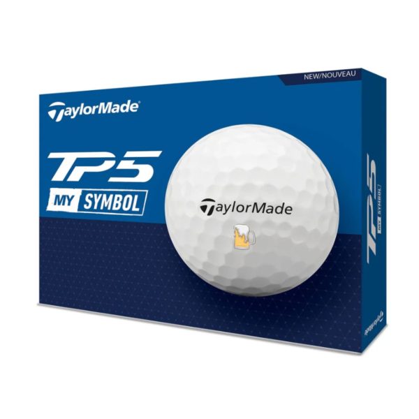 TaylorMade TP5 My Symbol BEER PIWO piłki golfowe 12 szt.