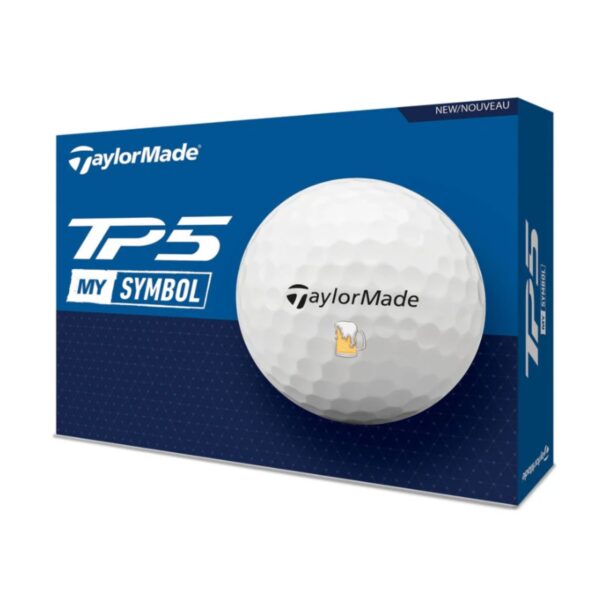 TaylorMade TP5 My Symbol BEER PIWO piłki golfowe 12 szt.