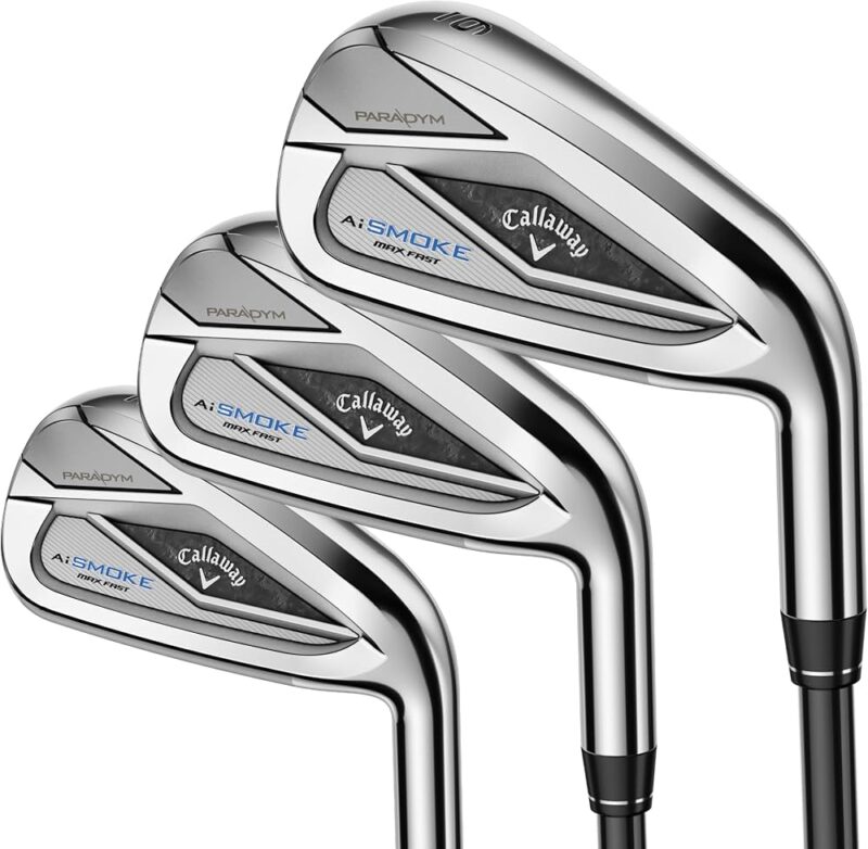 Callaway Paradym Ai Smoke Fast Max iron set DAMSKIE #6-P+S