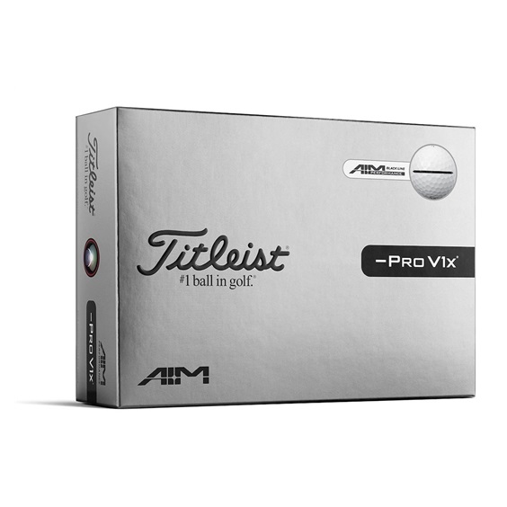 Titleist Pro V1x Left Dash Performance Alignment piłki golfowe