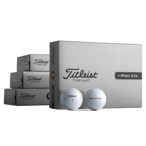 Titleist Pro V1x Left Dash box 3+1 piłki golfowe
