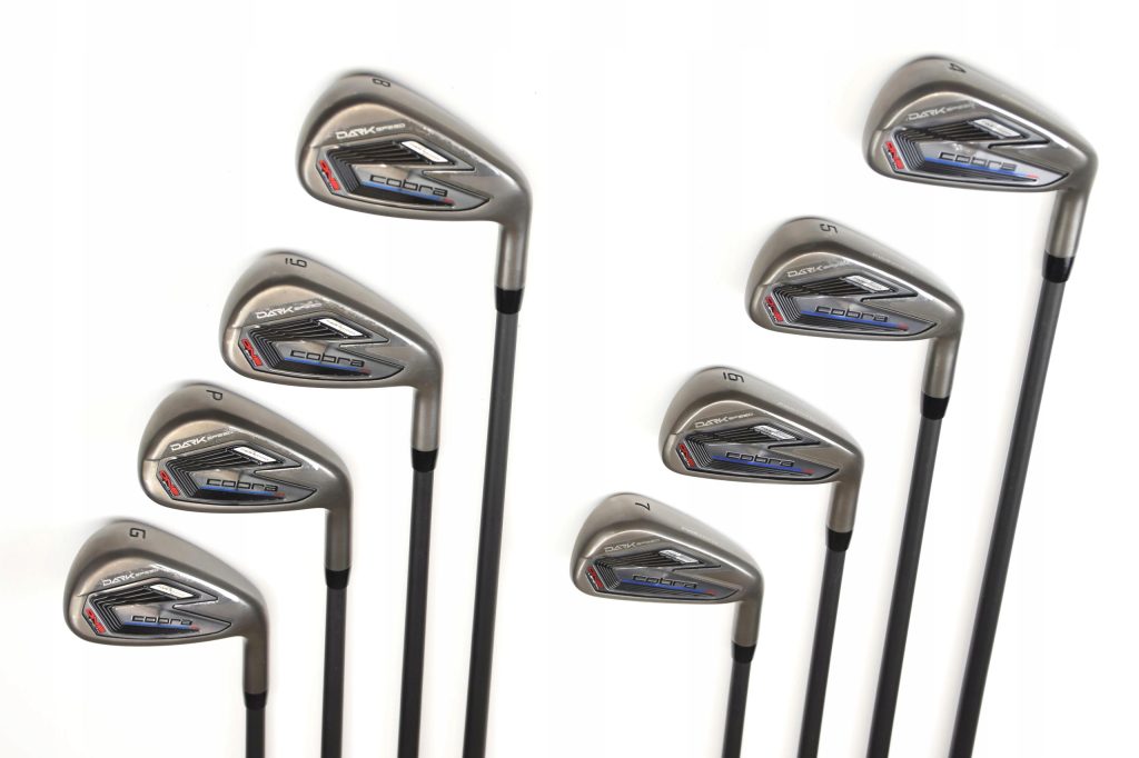 Cobra Dark Speed One Length iron set zestaw #4-P+G